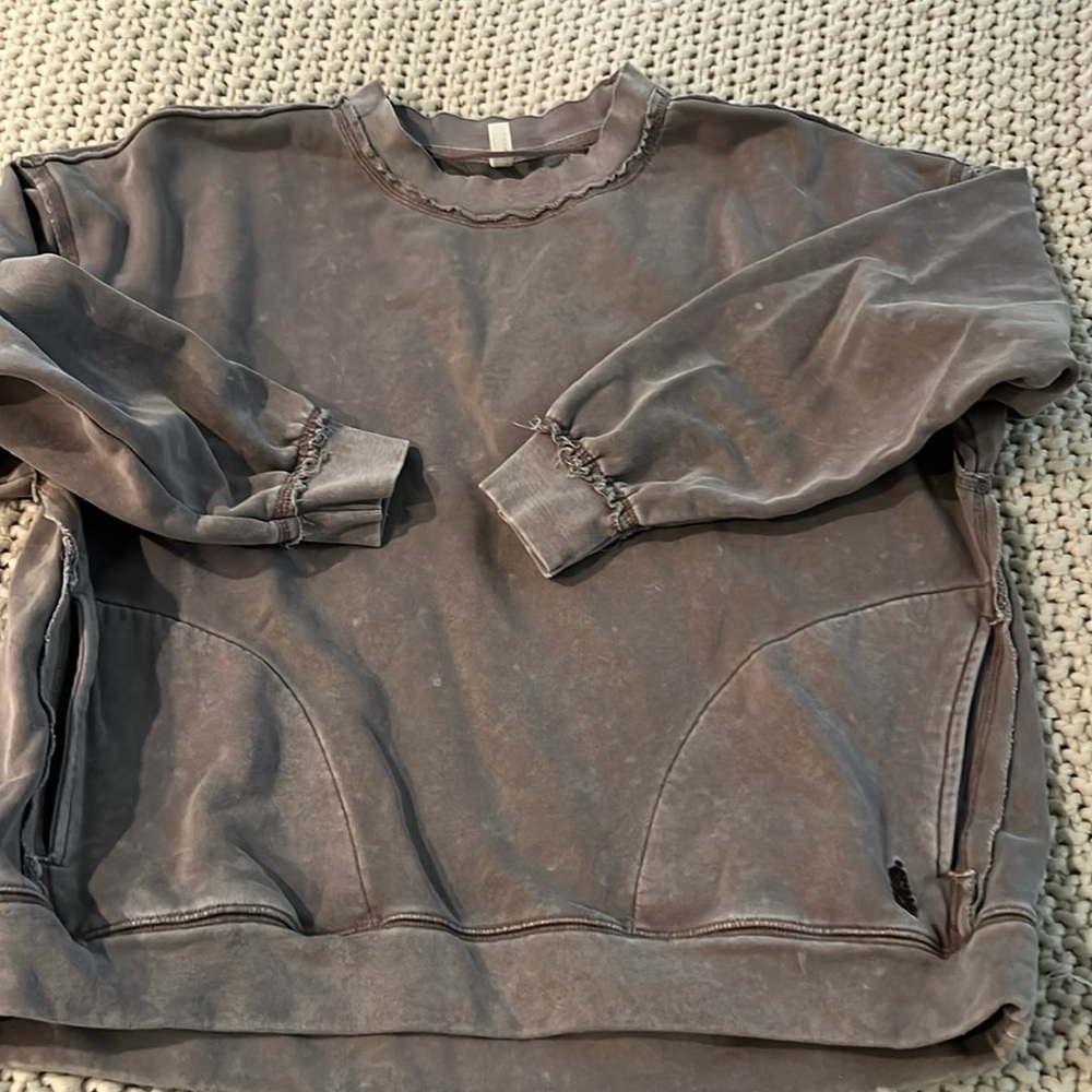 Free People Oversized Sweatshirt